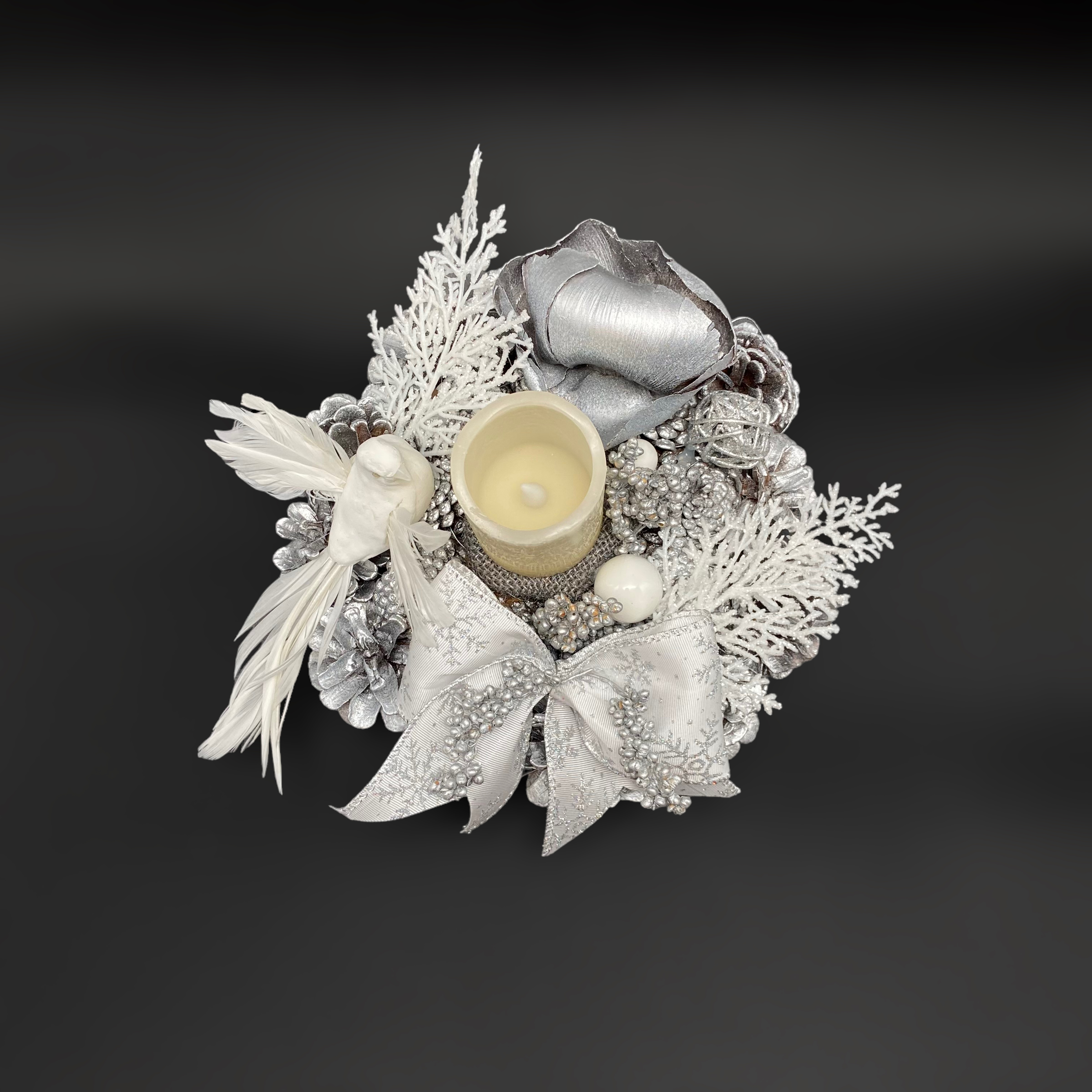 Coronita de masa Argintiu 2 Coronita de masa Argintiu 2