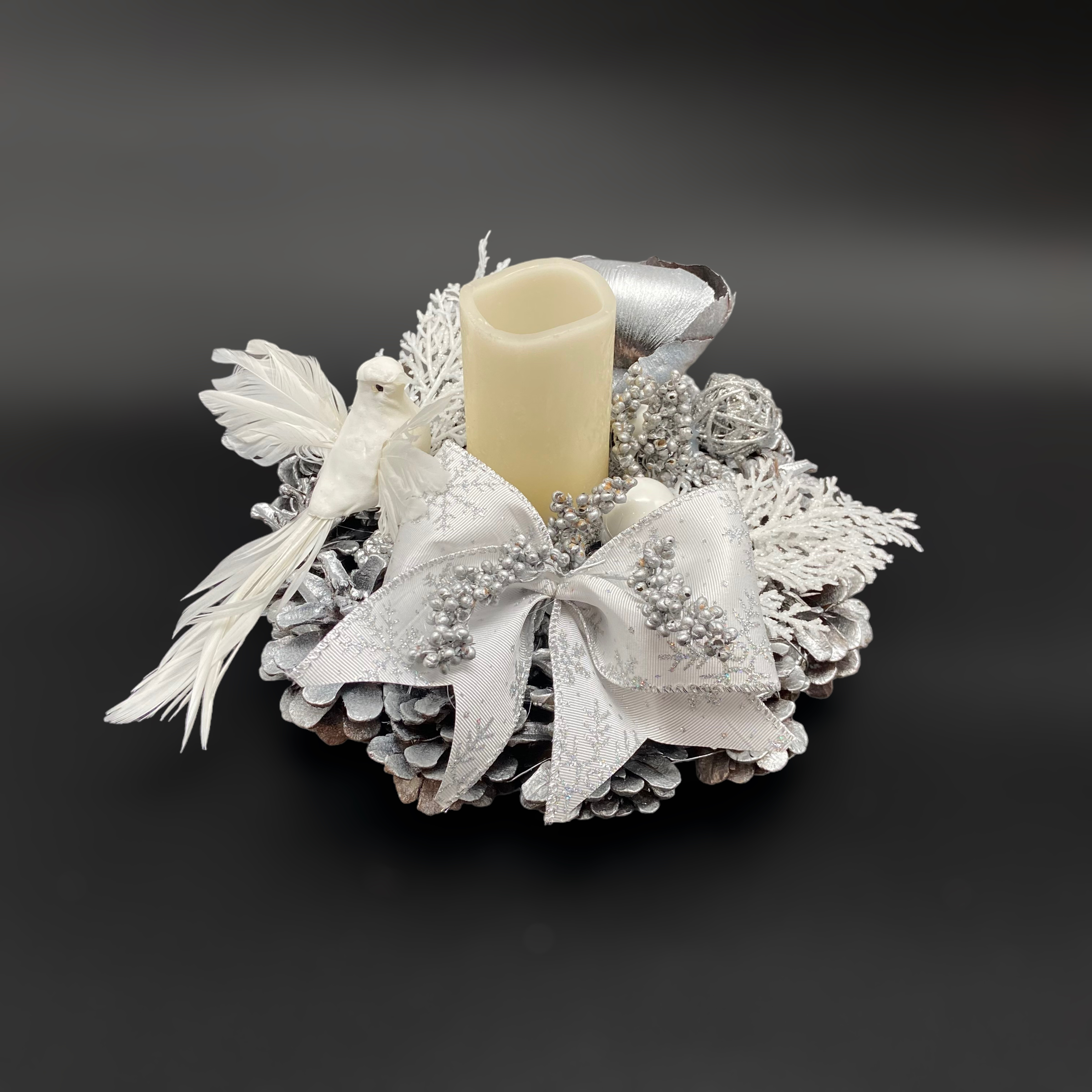 Coronita de masa Argintiu 3