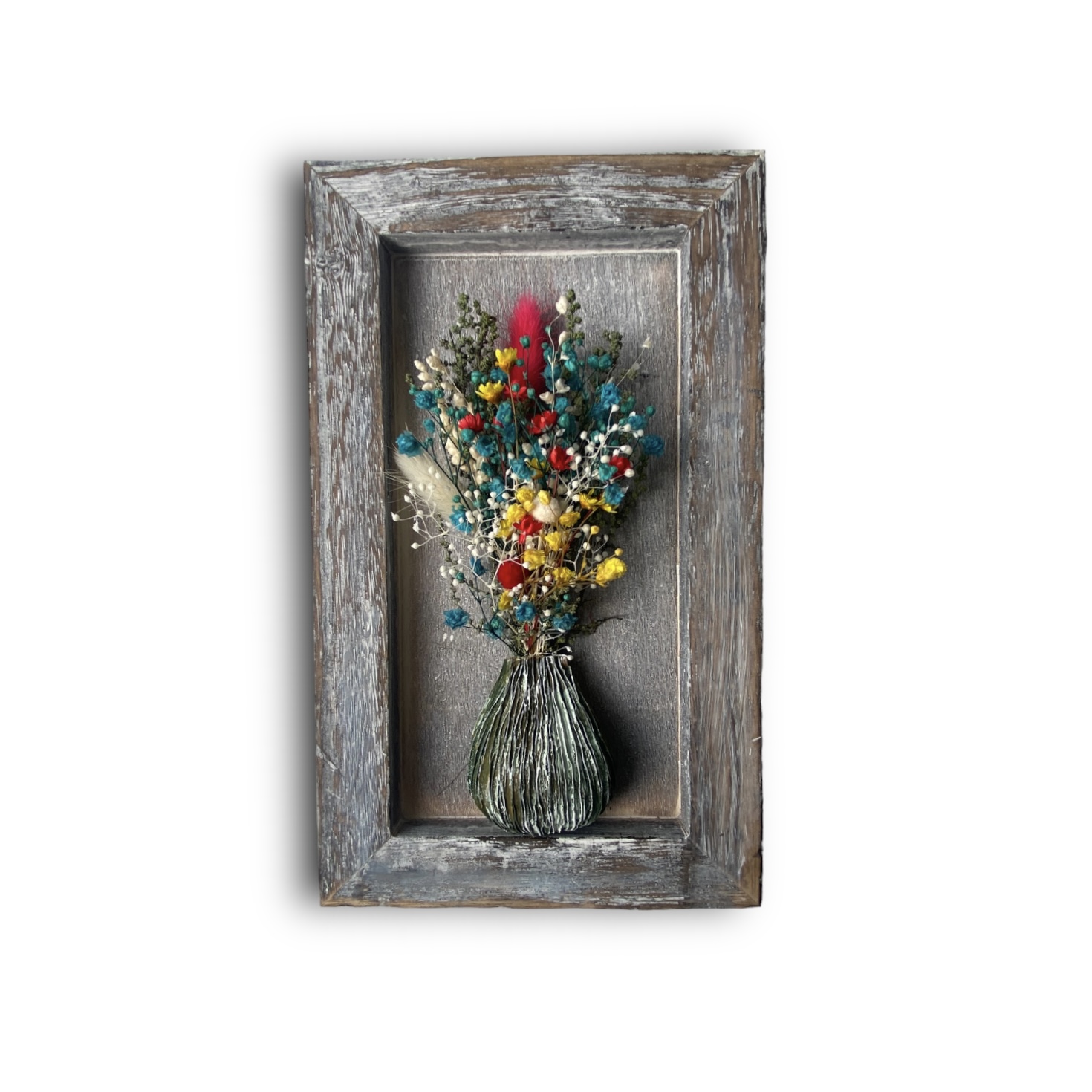 Tablou vintage cu buchet de flori colorat 1 1