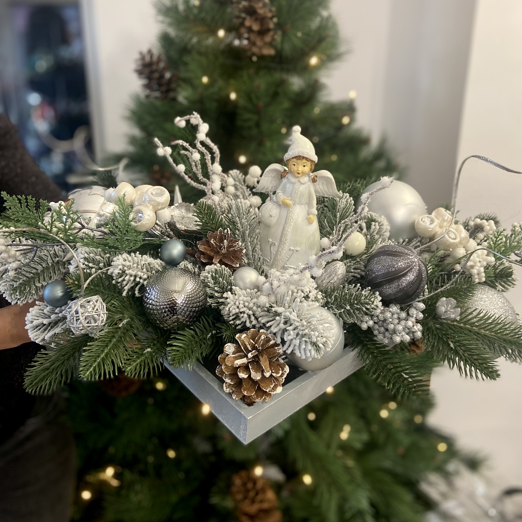 Aranjament de craciun tava patrata (2)