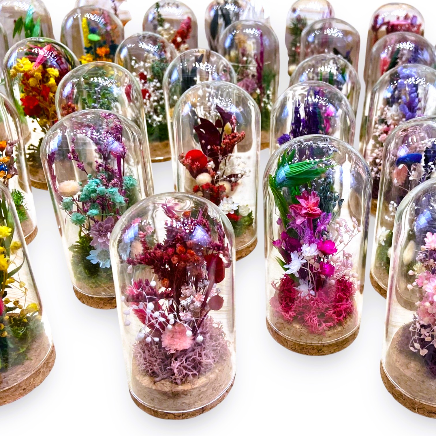 Set mărțișoare cadou pentru familie 3 mini aranjamente florale